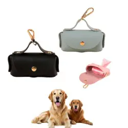 IntiMeg Dispensador de bolsas de cuero para excrementos de mascotas - Artículo 2