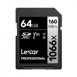 Lexar Professional 1066x Tarjeta SDXC 64GB UHS-I U3 V30 Clase 10
