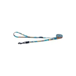 Rogz Correa Graffiti Azules para perros - 140 cm x 20 mm