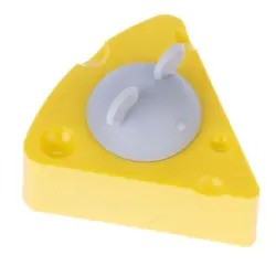 TIAKI Cheese juguete para gatos con bola de menta - 6,5 x 6,3 x 4,6 cm