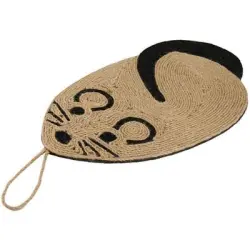 HausPets Rascador de pared gatos sisal natural, forma ratón antideslizante - Artículo 1