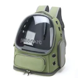 IntiMeg Bolsa para gatos Cápsula espacial - verde militar