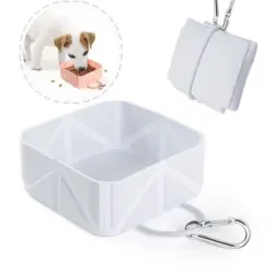 IntiMeg Comedero plegable para mascotas - Gris