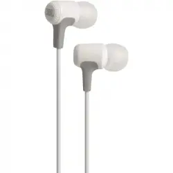 JBL E15 Auriculares Intrauditivos con Micrófono y Jack 3.5 Blancos