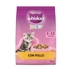 Whiskas Junior Pollo pienso para gatos 800 g