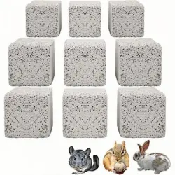 ZooVenture  masticable de piedra mineral para animales pequeños - 9 piezas