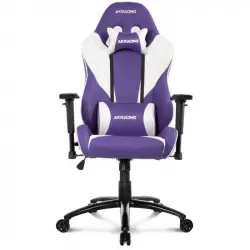 AKRacing Core SX Silla Gaming con Asiento Acolchado Tapizado Blanco/Violeta