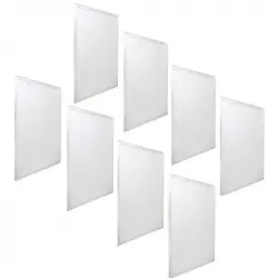 Jandei 8X Panel LED 60x60cm 48W Retroiluminado Blanco Cálido 3000k 4200Lm