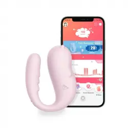Monster Pub Excited Mr. Devil Vibrador Bluetooth Rosa