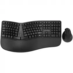 Owlotech EMK500 Combo Teclado y Ratón Ergonómico Wireless Negro