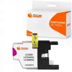 Pccom Essential Brother Lc1240xl/lc1220xl/lc1280xl Cartucho Tinta Compatible Magenta