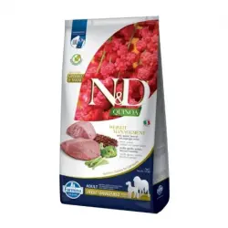 Pienso Farmina ND Dog Quinoa Weight management para perros con cordero, 2.5Kg