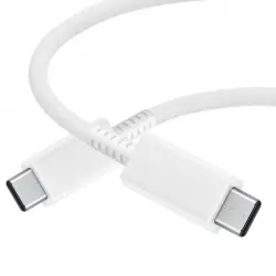 Samsung EP-DX510JWE Cable USB-C a USB-C Carga y Sincronización 5a 1.8m Blanco