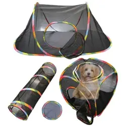 UAMLY Parque para gatos, tienda de malla transpirable - 3 piezas