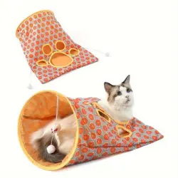 UAMLY  túnel para gatos - naranja