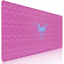 Valk Gaming Mousepad XXL Alfombrilla Gaming Tela 80x30cm Rosa Topacio
