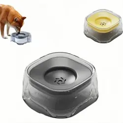 ZooVenture Bebedero de 2 litros para perros y gatos - Gris