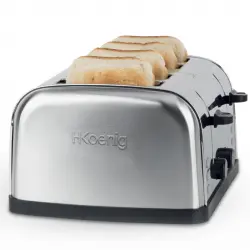 HKoenig TOS14 Tostadora 4 Ranuras 1700W Acero Inoxidable