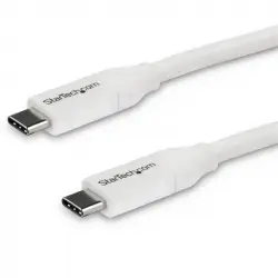 StarTech Cable USB-C con PD 5A 4m Blanco