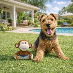 Summer Vibes Mono Dolce Vita Peluche para perros - 20 x 21,5 x 10 cm