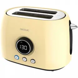 Cecotec ClassicToast 8000 Yellow Double Tostadora 2 Ranuras 800W
