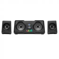 Mars Gaming MS22 Altavoces 2.2 RGB Flow con Subwoofer 35W Negro