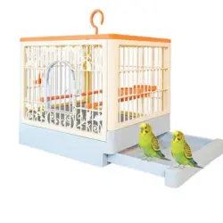 MCBOSON Jaula plegable para pájaros - 1 artículo