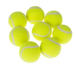 Set de pelotas de tenis zooplus Basics - 8 unidades: 6,3 cm (Diám)