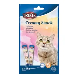 Snack cremoso Trixie con gambas para gatos - 5 × 14 g
