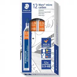 Staedtler Mars Micro Caja 12 Tubos Minas HB 0.9mm