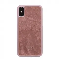 Woodcessories Bumper Case Stone Funda de Piedra Roja para iPhone X/XS
