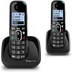 Amplicomms Bigtel 1502 Duo Teléfonos Inalámbricos DECT para Mayores