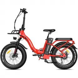 Fafrees F20 Max Bicicleta Eléctrica 500W Batería 1080Wh Autonomía 110km Roja
