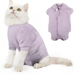 IntiMeg Traje de cuerpo completo para gatos postoperatorio - METRO