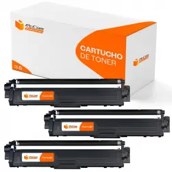 Pccom Essential Tóner Compatible Brother TN241/TN242 Negro Pack 3