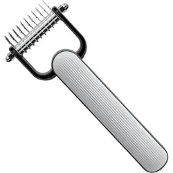 UAMLY Cepillo anti-caída para gatos - gris
