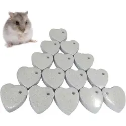 ZooVenture Piedra pómez de juguete para muelas hámsteres animales pequeños - 15 piezas