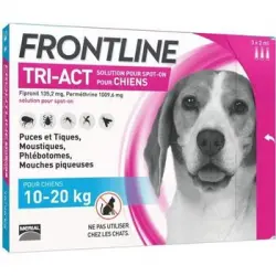 Frontline Tri-act 10-20kg - 3 Pipetas