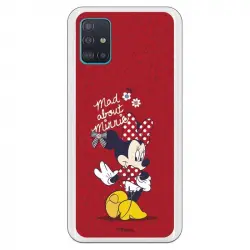 Funda Oficial Clásicos de Disney Minnie Mad About para Samsung Galaxy A51