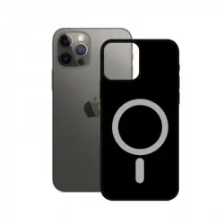 Ksix Soft Magcharge Funda Negra para iPhone 12 Pro Max