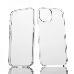 Max Power Digital Funda Doble Cara 360 Grados Silicona Transparente Para Apple Iphone 15