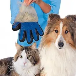 MCBOSON Guante para cepillar perros/gatos (mano derecha) - 1 pieza