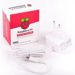 Raspberry Fuente de Alimentación USB-C para Raspberry Pi 4 5V 3A 15W Blanca