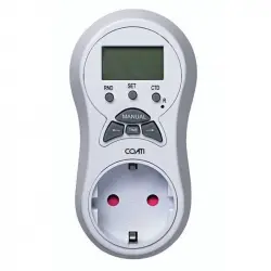 Coati Enchufe con Temporizador Digital Blanco