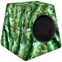 Jaula/gabinete Para Perros/gatos 2en1 Ibiza Day Tamaño L 55 X 55 X 45 Cm