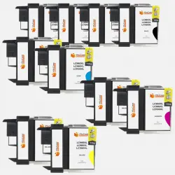 Pccom Essential Brother Lc980xl/lc1100xl/lc985xl Cartucho Tinta Compatible Negro/cian/magenta/amarillo Pack 10