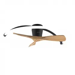 Cecotec EnergySilence Aero 5200 Light Design Ventilador de Techo con Luz LED y Mando Negro/Madera