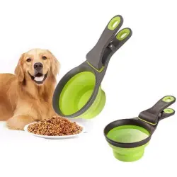 FurryFusion Cuchara plegable para comida de gato - L
