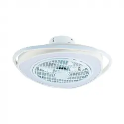 Lumit Geneva Ventilador de Techo WiFi con Luz y Mando 70W 53.5cm Blanco