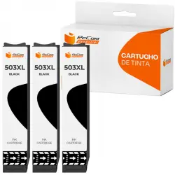 Pccom Essential Epson 503xl Cartucho Tinta Compatible Negro Pack 3